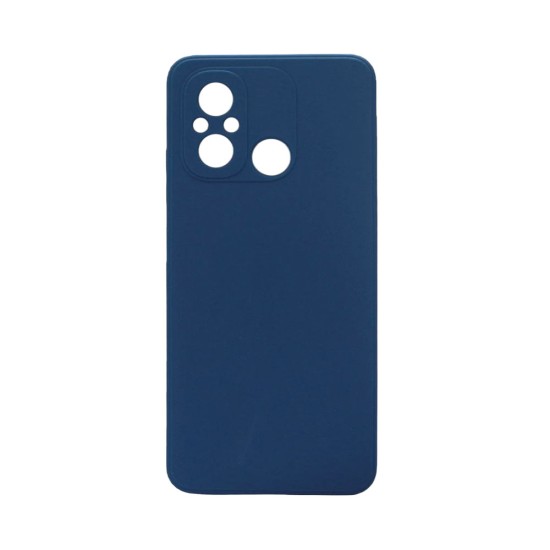 Capa de Silicone com Moldura de Câmera para Xiaomi Redmi 12C Azul